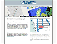 Tablet Screenshot of manhattanrepro.com